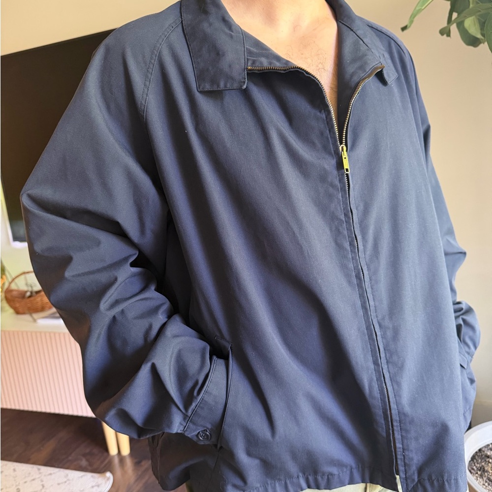 London Fog Men's Harrington Vintage Windbreaker